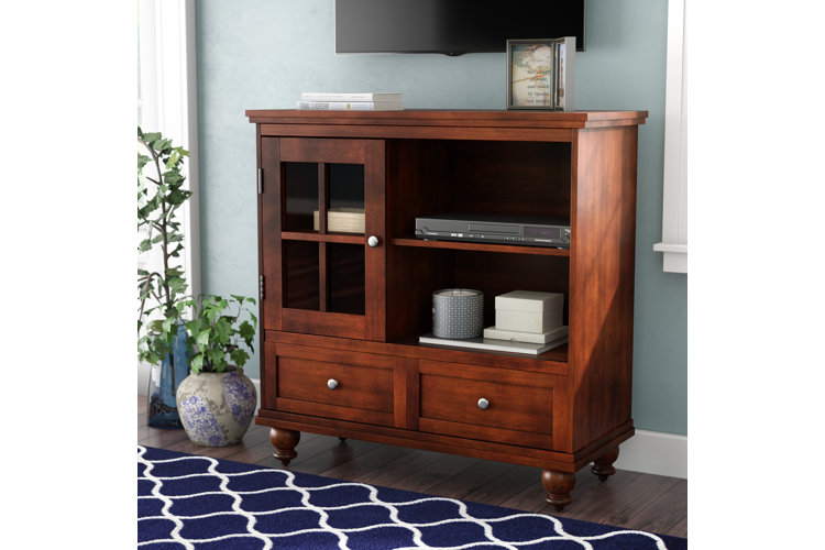 Bedroom tv online stand with drawers